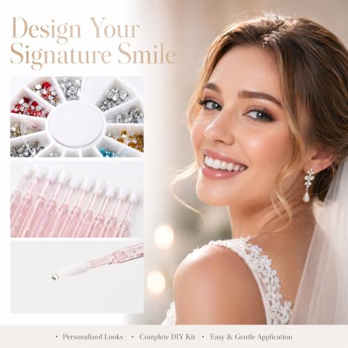 NZUCPZ 120Pcs Tooth Gems Kit DIY Crystal Teeth Jewelry Set Y2K Tooth Gem Starter Kit with Diamonds Gems for Teeth Fashion Dental Accessories Professional Use Gold and Silver Style