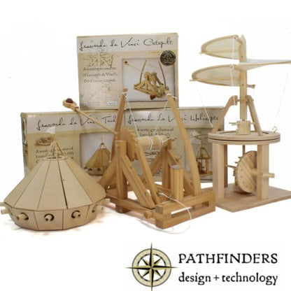 PATHFINDERS STEM Kit – Leonardo da Vinci Bombard | Build Your own Cannon | Science kit for Teens and Adults | Mechanical Engineering Build Model | Historical Artillery Construction Kit