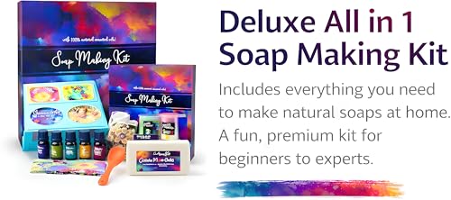 Soap Making Kit for Adults, Make Your Own Soap with Melt & Pour - DIY