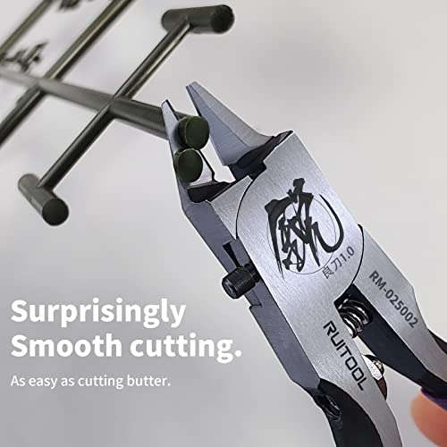 RUITOOL Model Nippers for Beginners, 4.7" Single Blade Nipper for Gunpla - color: Purple