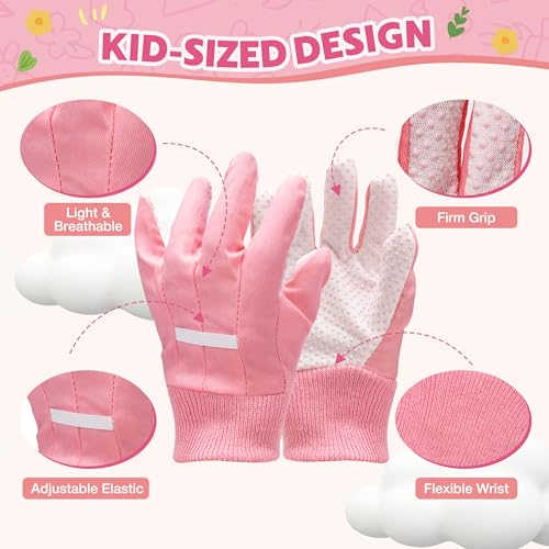 SHALL Kids Gardening Set, New Garden Tools Kit for Kids Toddler Boys Girls