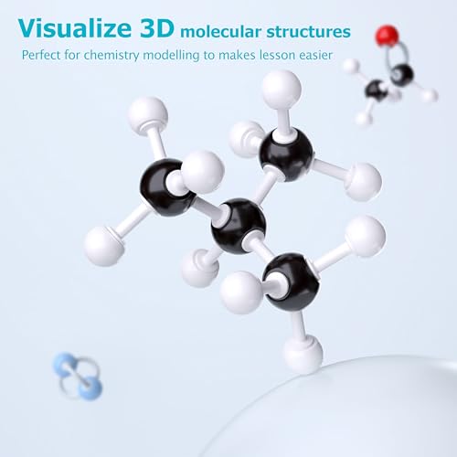 Molecular Model Kit, 124 Pcs Organic Chemistry Structure Set