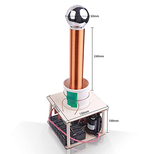 PEMENOL Tesla Coil DIY Soldering Kit, Plasma Ball Spark Gap Arc Generator