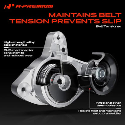 A-Premium Engine Serpentine Belt Drive Kit