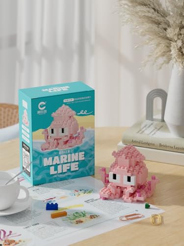 Octopuses Cute Sea Animals Creature Building Toy Marine Life - style: Octopuses