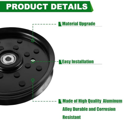 AM136252 Pulley Fits 54" 48" Mower Deck Compatible with John Deere Z445 Z465 Z645 Z655 X320 X324 - color: AM136252
