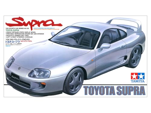Tamiya 24123 1/24 Scale Sports Car Series Toyota Supra Model Kit (300024123)