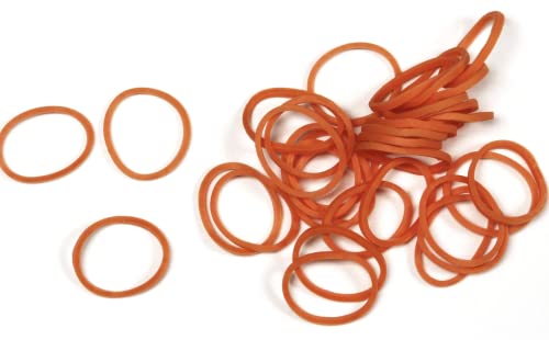 Rainbow Loom Solid Rubber Plastic Bands, Orange - style: Orange