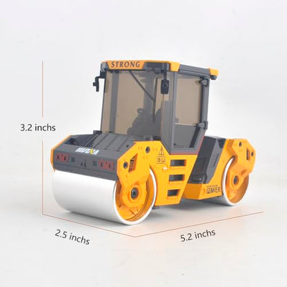 1/50 Scale Diecast Road Roller Toys Metal Engineering Road Planer Vehicle Truck Toy Construction Vehicles Model for Kids (1:50 Road Roller) - color: 1:50 Road Roller