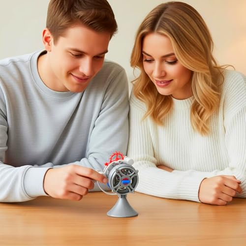 MagicTech 3D Printing Flywheel Model Material DIY Handicraft Mechanical Clock Imitation Toy JY08 - size: 2.7 x 1.8 x 3.9 Inch