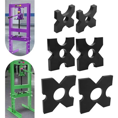 2-Pcs Shop Press Plate H Frame Hydraulic Shop Press Plate 20 Ton/44092.45 lbs