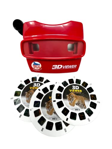 WARM FUZZY Big Cats 3D Viewfinder | 3 Reels & 21 HD 3D Images - color: Big Cats