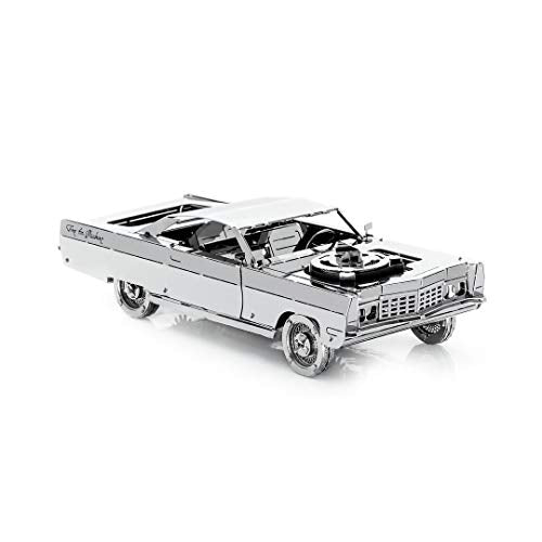 Model Car Kit - 3D Model kit Royal Voyager - Moving Wind-Up Retro Car Model | 3D Puzzle for Adults - Metal DIY Kit | Beautiful Metal Model Car Collectible | DIY Construction Set of a Vintage Car