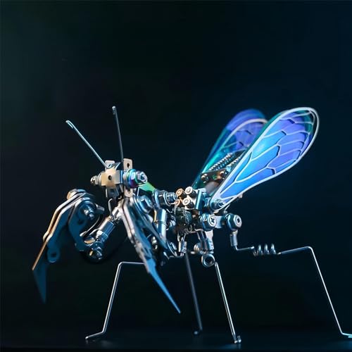 Adult 3D Metal Puzzle, Punk Mantis Metal Model Set，3D Puzzle Mechanical Insect Building Blocks, Fun DIY Assembly, high-end Men's Gifts. - color: Phantom Mantis