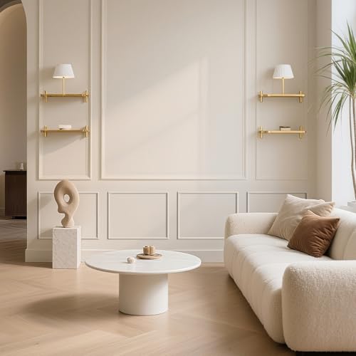 3 Sets Peel and Stick Wall Molding Kit, 16x24 Inch Premade Wainscoting Frames - color: 16''x24''-3pack