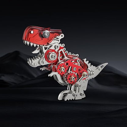 FILASLFT 3D Metal Puzzles for Adults,Dinosaur Model Tyrannosaurus Rex - color: B6-tyrannosaurus Rex-red