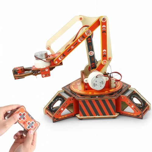 Robot Arm Kits, Robotics for Kids Ages 8-12 14-16 STEM Toys, 360° Rotation