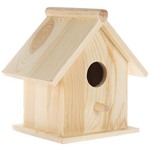 Hobby Lobby Woodpile Fun! Unfinished Wood Birdhouse for Kids and Adults
