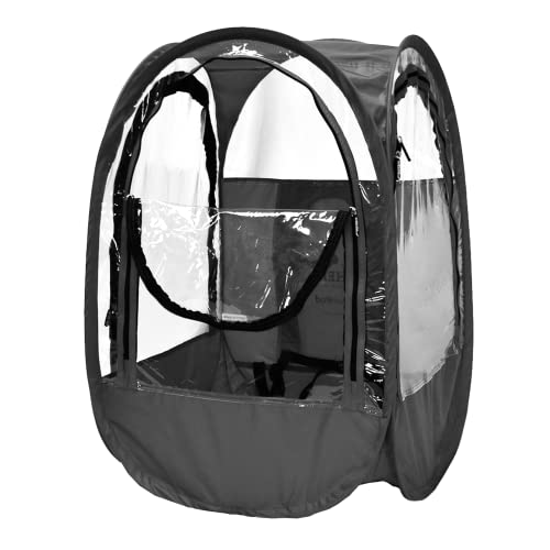 WeatherPod® StadiumPod™ 1-Person Wearable Upper Body Pop-Up Pod - color: Black