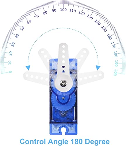 Miuzei Sg90 9g Micro Servo Motor for Arduino RC Car Robot Boat Plane 5Pcs