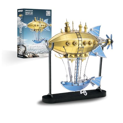 Piececool Metal 3D Puzzle for Adults Victoria Steamship Metal Model Kits DIY Building Kits,Hobbies Family Time,Home Decor Best Gifts