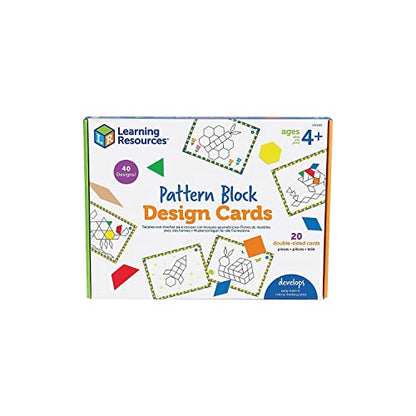 Learning Resources Pattern Block Design Cards