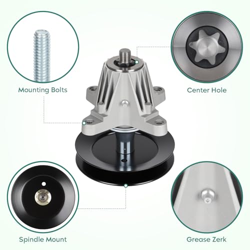 RZT-S54 Spindle Assembly 54" Deck 618-06978 918-06978 Fits for MTD Cub Cadet Troy Bilt XT1-ST54 XT1-GT54 ZT1-54 ST54 ZT2-54 TB2454 Craftsman T8400 G8400 Z6660（3 Pack） - size: 3x 618-06978 Spindle