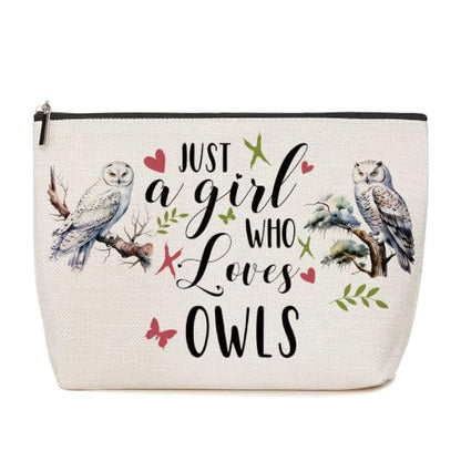 Lovdazzles Owl Gifts for Girls Makeup Bag Funny Animal Cosmetic Bag - color: Multicolor 1760