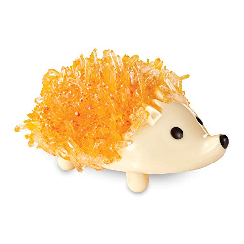 MindWare Crystal Growing Kits: Hedgehogs Warm Colors Set of 2 – Cute DIY Crystal Growing Kits for Kids & Teens – Mini Science Experiment – Crystals Grow in 24 Hours - style: Hedgehog