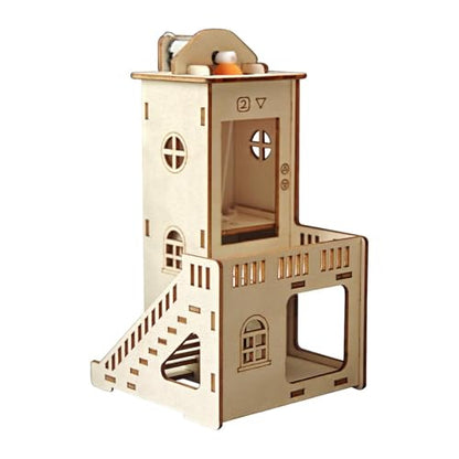 DIY Elevator Model Kit Easy Assembly Educational for Adults School Students