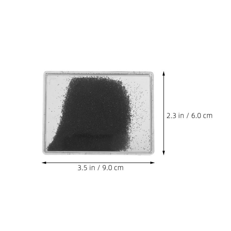 TOYANDONA 2pcs Magnetic Field Visualization Tool Iron Powder Boxes