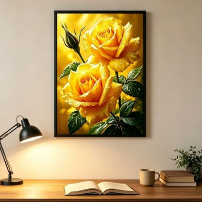 CSZPPQAF Diamond Art Kits for Adults,Flower Diamond Painting Kit - color: KM1239-1