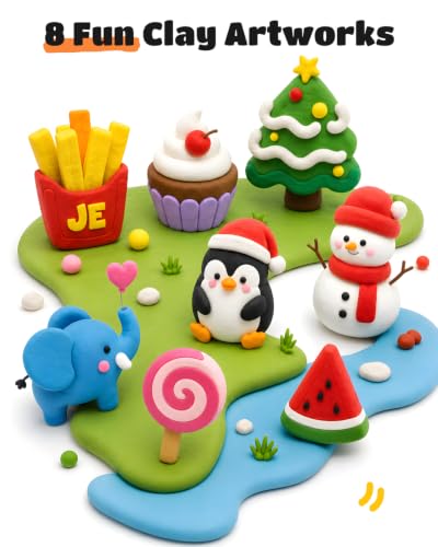 JUPITEARTH Air Dry Clay for Kids, 72 Colors Modeling Clay Kit - color: 72 Colors