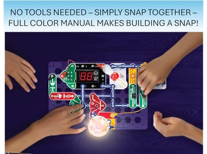 SNAP CIRCUITS Arcade SCA-200 STEM Electronics Kit for Kids Ages 8+ - style: Arcade