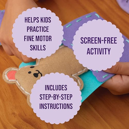 Let's Learn to Sew - Mini Sewing Kit for Beginners - Arts and Crafts, Art Supplies - Includes Sewing Supplies - Easy-to-Follow Instructions, Arts & Crafts, Ages 5+ - style: Learn To Sew