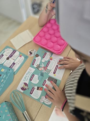 Tovla Jr. Kids Cake Pop Maker Kit | Real Reusable Baking Tools | Ages 6-12 - style: Cake Pop Making Kit