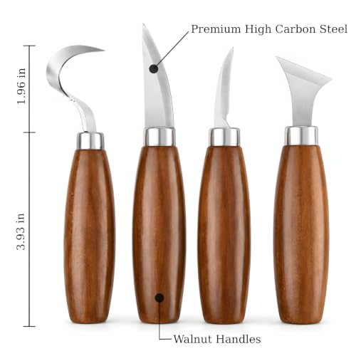 26Pcs Wood Carving Kit for Beginners, Perfect Woodworking Gifts for Men