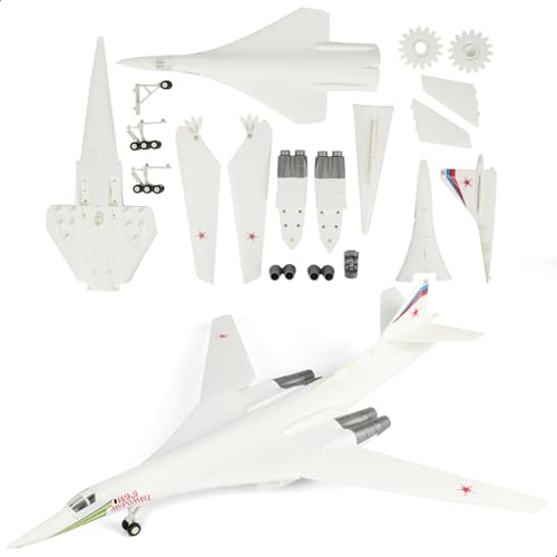 1:100 Scale TU-160 Boomber Quick Assembly Model Kit - color: 08.tu-160