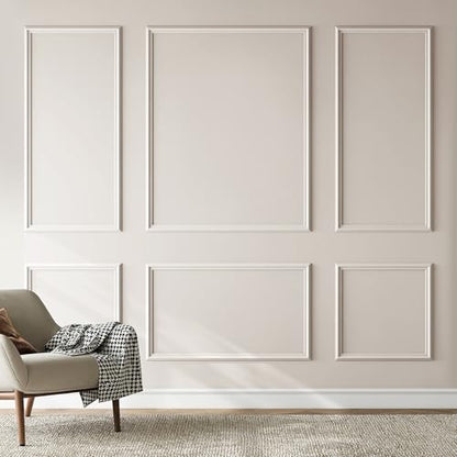 INMOZATA Pre-Cut Peel and Stick Wall Molding, 50" x 20",50" x 40" - size: 50" x 20",50" x 40"