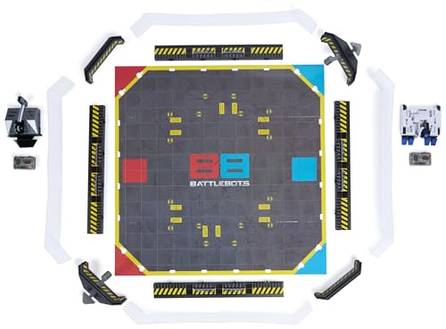 HEX BOTS BattleBots Arena Bite Force & Blacksmith, Remote Control Robot Toys for Kids with Over 20 Pieces, STEM Toys for Boys & Girls Ages 8 & Up, Batteries Included