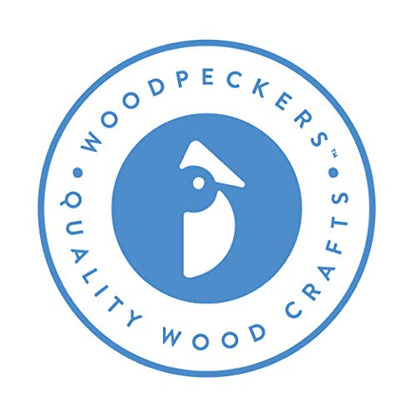 Classic Mini Wooden Wheels, Great for Crafts Too, 1 Inch Diameter, 1/2 Inch Thick, 1/4 Inch Hole, Pack of 100, by Woodpeckers - color: Pack of 100, size: 1 inch, 1/2 inch thick