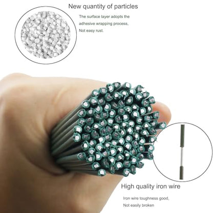 Arlai 18 Gauge DIY Craft Flower Stems, Dark Green, 16 Inch, 50PCS - color: 50 pcs 18 Gauge Dark green flower wire