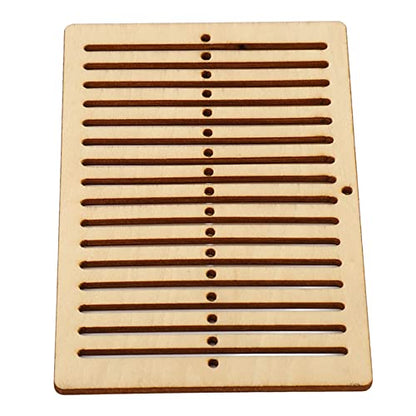 TOPINCN Tapestry Weaving Kit, Wooden 2 Piece Beginner Set