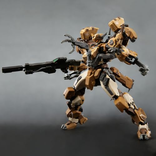 Pipigirl 1/100 Plastic Mecha Action Figures Kits, Caracal, 8.5 in High, Model Kits to Build, Easy to Assembly Mecha Model - color: Caracal