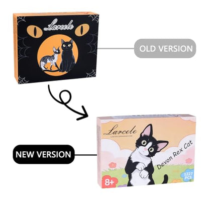 Larcele Devon Rex Cat Micro Building Blocks Set for Kids 8+ KLJM-05 - style: Devon Rex Cat