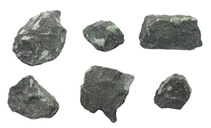 EISCO 12PK Raw Chlorite, Metamorphic Mineral Specimens - Approx. 1" - Geologist Selected & Hand Processed - Great for Science Classrooms - Class Pack