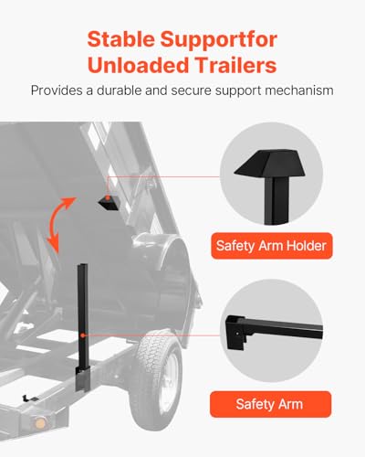 VEVOR Hydraulic Dump Lift Kit, 22,000 lb/10 T Load Capacity, Dump Trailer Hydraulic Scissor Hoist Kit Standard Kit with 12V Hydraulic Pump Unit, Suitable for Scissor Lift Dump Trailers Trucks - size: 22,000 lb