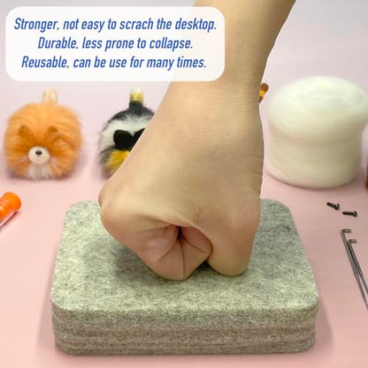 Truslin Needle Felting Kit, 4 Pcs Doll Making Needle Felting Starter Kit - color: 3# 4pcs