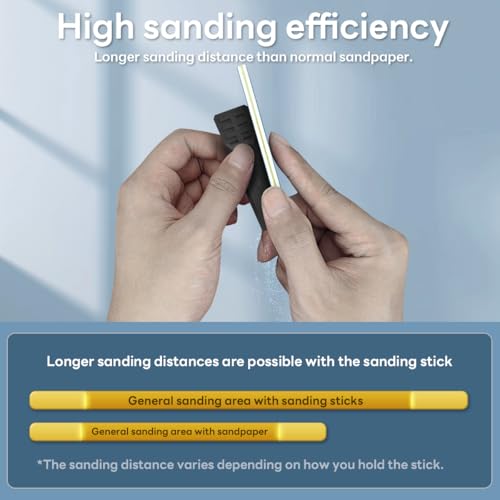 stedi Sanding Sticks, Model Hobby Making Tools,(400-1500 Grit) - style: 6PCS(#400+#600+#800+#1000+#1200+#1500)