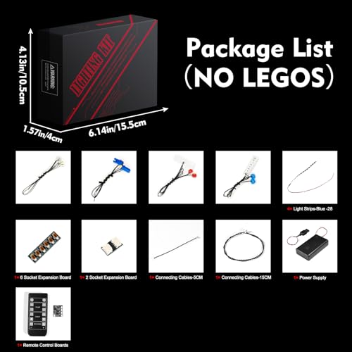 LED Lighting Compatible with Lego 42154 2022 Ford GT Car, Light Kit Compatible with Lego 42154, Giving Light to Model, NOT Included The Model Set(RC Model)
